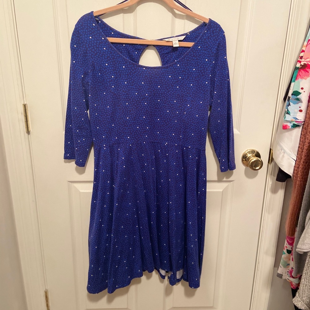 Lauren Conrad Blue Heart Dress